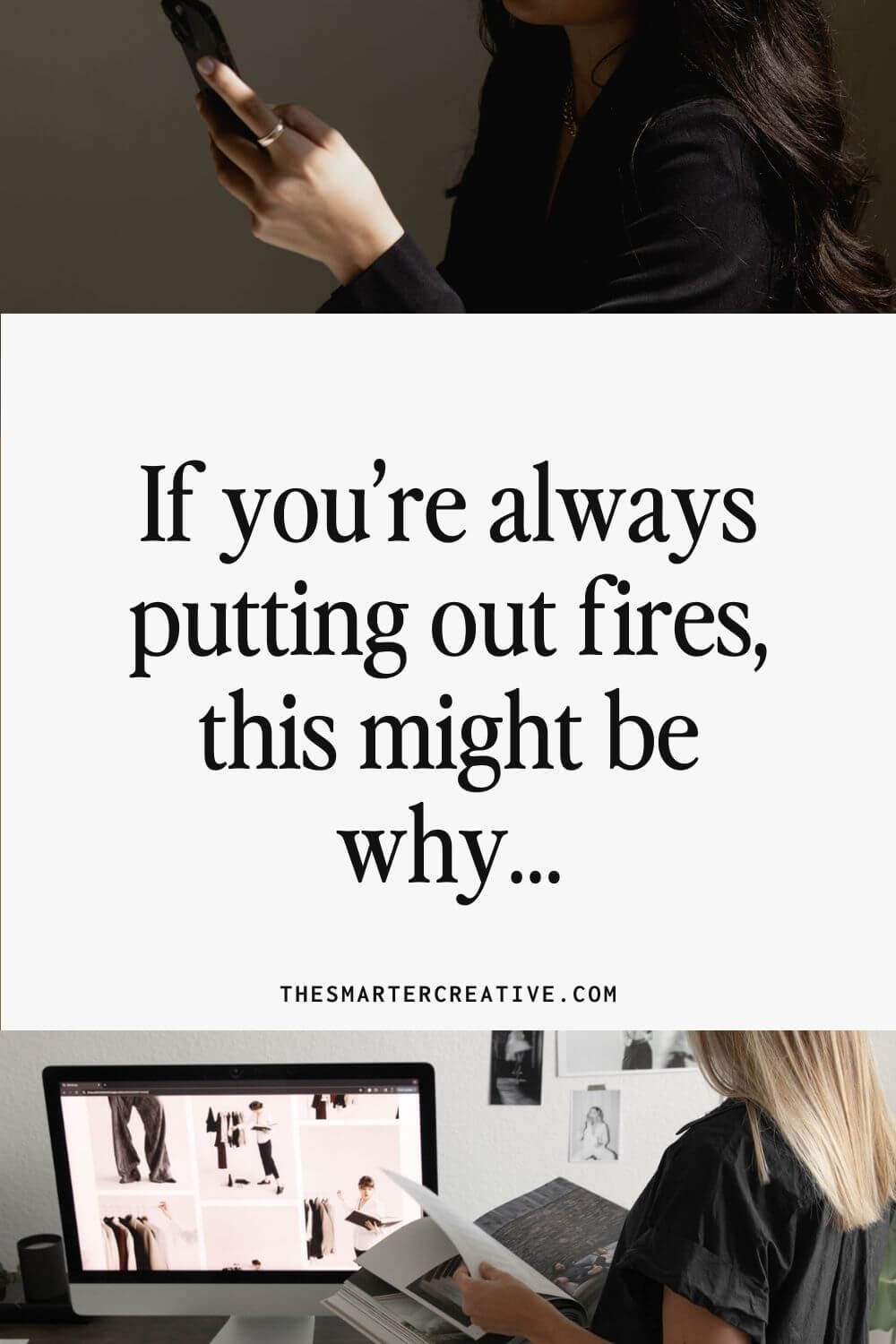 if you're always putting out fires, this might be why...